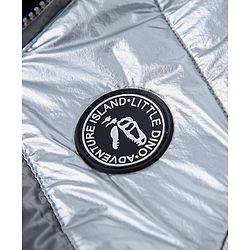 Babyhug Full Sleeves Hooded Winter Wear Padded Jacket - Silver Grey