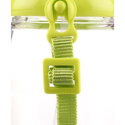 Babyhug Round Straw Sipper with Carrying Strap Green - 410 ml