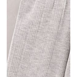 Babyhug Full Length Thermal Lounge Pant - Light Grey
