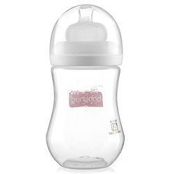 Babyhug Wide Neck Feeding Bottle White - 250 ml