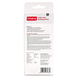 Babyhug Wide Neck Feeding Bottle White - 250 ml