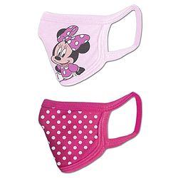 Babyhug 2 to 4 Years Washable & Reusable Knit Face Mask Minnie Mouse - Pack of 2
