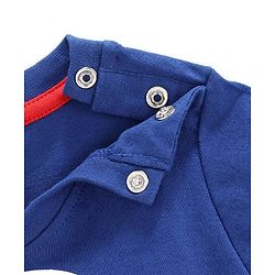 Babyhug Half Sleeves Tee Iron Man Print - Blue