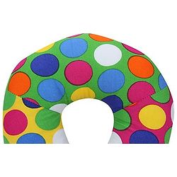 Babyhug Cotton Neck Protector Pillow with Motif - Smiley