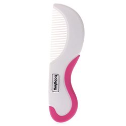Babyhug Easy Grip Hair Brush & Comb Set - Pink