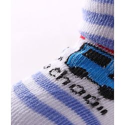 Cute Walk by Babyhug Socks Shoes Pack of 3 - Multicolor