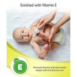 Babyhug Premium 98% Water Baby Wet Wipes with Moisturising Aloe Vera - 80 Pieces