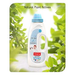 Babyhug Plant-Based Liquid Laundry Detergent for Babies Natural & Gentle Fabric Cleaner 550 ml | Anti Bacterial | Hypoallergenic | Fragrance Free