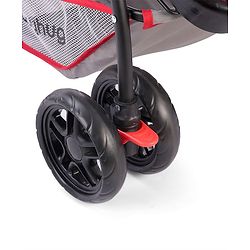 Babyhug Cosy Cosmo Stroller With Reversible Handle & Back Pocket - Bright Red