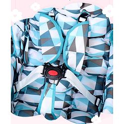 Babyhug Cocoon Stroller With Mosquito Net & Reversible Handle - Sea Green