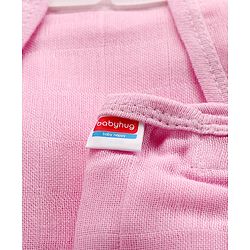 Babyhug Muslin Cotton Reusable Cloth Nappies With Velcro Large Set Of 5 - Pink