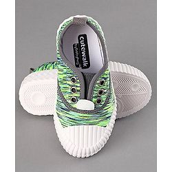 Cute Walk by Babyhug Casual Shoes - Green