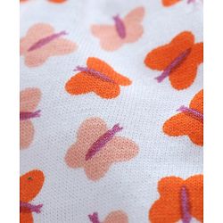 Babyhug 100% Cotton Bloomer Striped & Butterfly Print Pack of 3 - Pink