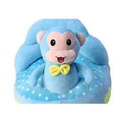 Babyhug Plush Kids Monkey Sofa Chair (Colour May Vary)