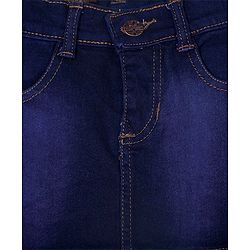 Babyhug Denim Skirt - Dark Blue