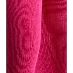 Cute Walk by Babyhug Anti-bacterial Footed Tights - Dark Pink