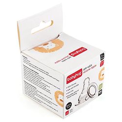 Babyhug Wide Neck Silicone Nipple Medium Flow - Pack of 2