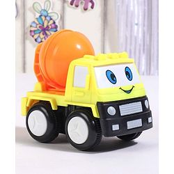 Babyhug Friction Powered Construction Trucks -Pack of 4 | Develops Motor Skills, Color Recognition & Imaginative Play | Multicolor | BIS Certified