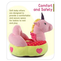 Babyhug Unicorn Shaped Sofa Seat - Pink