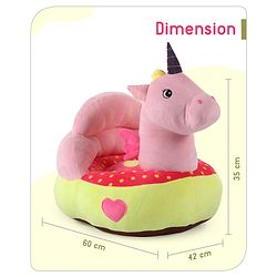Babyhug Unicorn Shaped Sofa Seat - Pink