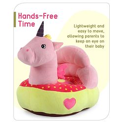Babyhug Unicorn Shaped Sofa Seat - Pink