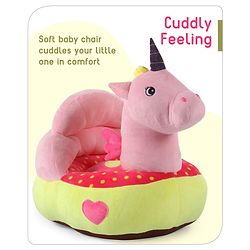 Babyhug Unicorn Shaped Sofa Seat - Pink