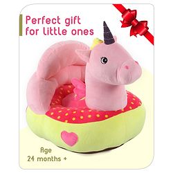 Babyhug Unicorn Shaped Sofa Seat - Pink