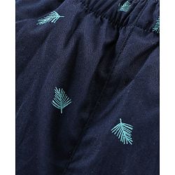 Babyhug 100% Cotton Boxers Multiprint Pack of 3 - Blue