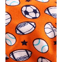Babyhug 100% Cotton Antibacterial Brief Pack of 3 - Blue Orange