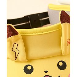 Babyhug Summer Cap Animal Face Print Yellow - Circumference 57 cm