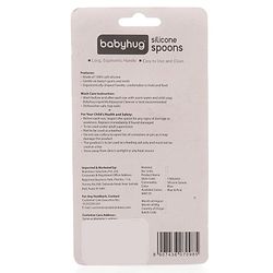 Babyhug Silicone Spoon Small Pack of 2 - Blue