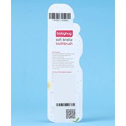 Babyhug Ultra Soft Bristles Elephant Design Toothbrush - Green