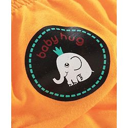 Babyhug 100% Cotton Brief Dino Print Pack of 3 - Yellow White
