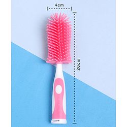Babyhug Bottle Cleaning & Nipple Brush - Pink