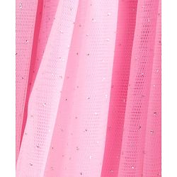 Babyhug Sleeveless One Shoulder Party Wear Sequined Frock - Pink