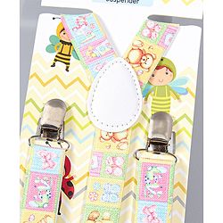 Babyhug Suspenders Animal Print - Multicolour