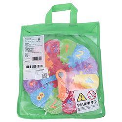 Babyhug Premium EVA Foam Fun Clock Puzzle 1-12 Pieces| Montessori Learning Eva Soft Colorful Toy - Thickness 1 cm| BIS Certified| 2 Years+| Colors may vary