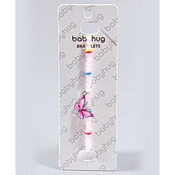 Babyhug Bracelets with Attached Butterfly - Pink