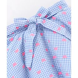 Babyhug Mid Thigh Skirt Printed - Blue