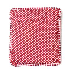 Babyhug Polka Dotted Mustard Seed Infant Pillow - Red