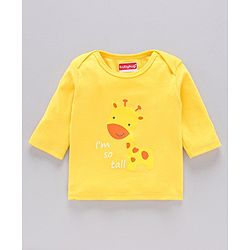 Babyhug 100%Cotton Clothing Gift Set Lion Print Pack of 9 - White Yellow