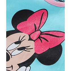 Babyhug Half Sleeves 100% Cotton Onesie Minnie Mouse Print Pack of 3 - Blue Pink
