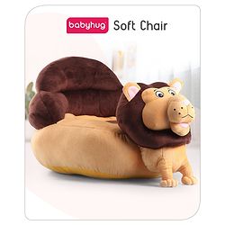Babyhug Lion Shaped Soft Seat - (Color May Vary)