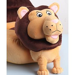 Babyhug Lion Shaped Soft Seat - (Color May Vary)