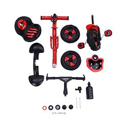 Babyhug Plug & Play Phantom Tricycle With Storage Basket - Red