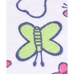 Babyhug 100% Cotton Cap Pack of 2 Green - Diameter 10 cm