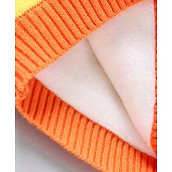 Babyhug Woollen Cap with Muffler and Mittens Yellow - Diameter 11 cm