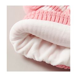 Babyhug Woollen Cap Pink - Diameter 12 cm