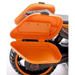 Babyhug KTM Battery Operated Ride On Bike With Music & Lights - Orange| With Music & Lights| Pre-loaded Music with USB & AUX| Easy to Assemble| Comfortable Seat| Easy to Operate| Rechargeable Battery