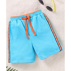 Babyhug Regular Fit Printed Shorts - Blue